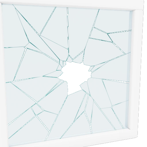 Shattered Crystal Pane
