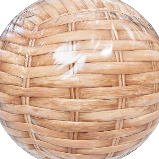 Woven Wicker Artisan Basket