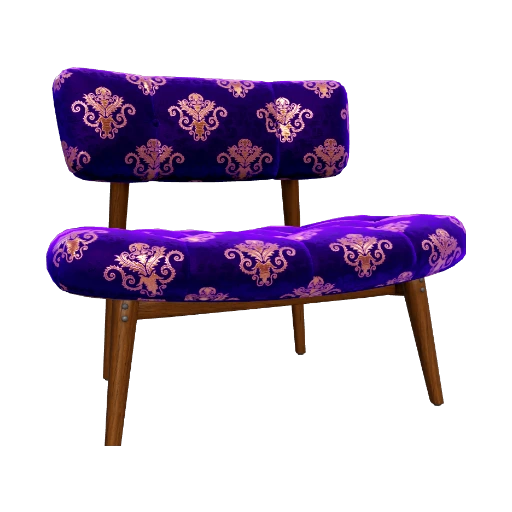 Royal Damask Gold Throne