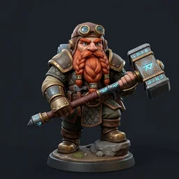 Runeforge Dwarf 3D